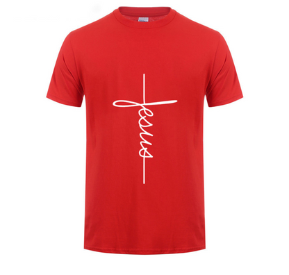 Men Jesus Cross T-shirt