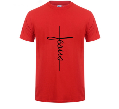 Men Jesus Cross T-shirt