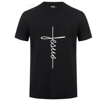 Men Jesus Cross T-shirt