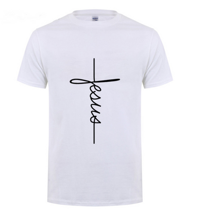 Men Jesus Cross T-shirt