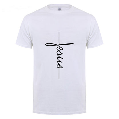 Men Jesus Cross T-shirt